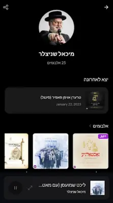 Zing - Jewish Music Streaming android App screenshot 1