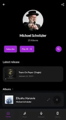 Zing - Jewish Music Streaming android App screenshot 4